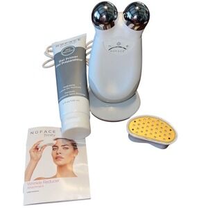 NuFACE Trinity Microcurrent Facial Toning Device with Wrinkle Reducer Attachment